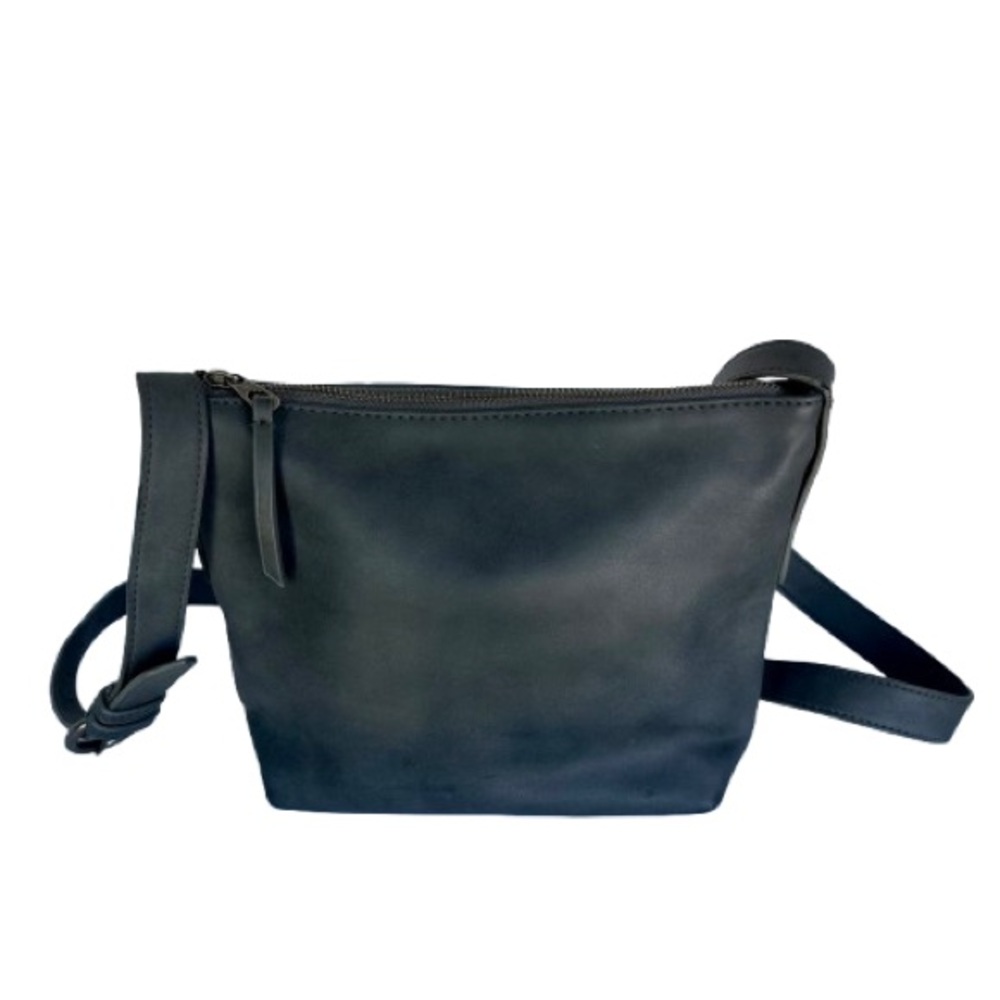 Universal Thread Womens Gray Faux Leather Adjustable Crossbody Shoulder Bag